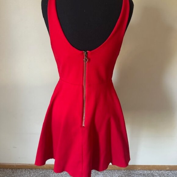 Red Kimchi Blue Heart Of The Ocean Fit + Flare Mini Dress  8442 - Picture 4 of 14